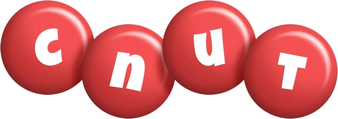 Cnut candy-red logo