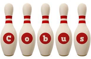 Cobus bowling-pin logo