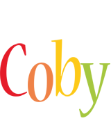 Coby birthday logo