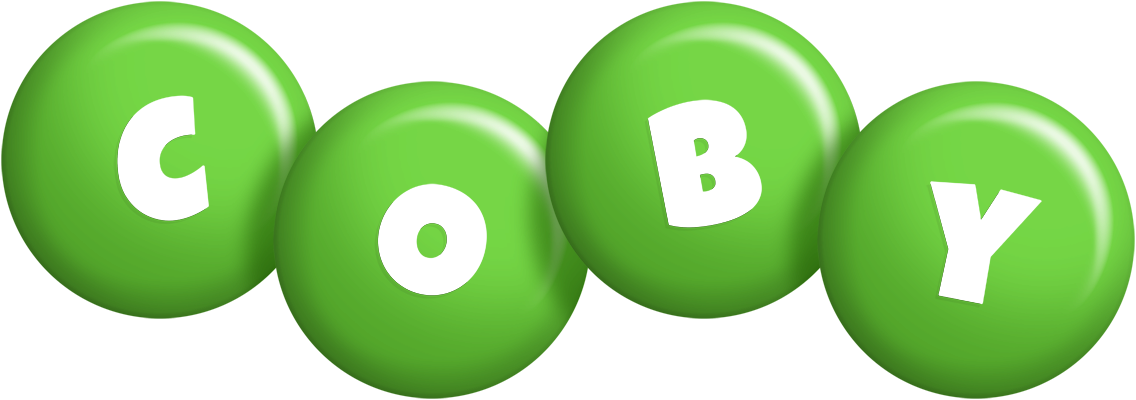 Coby candy-green logo