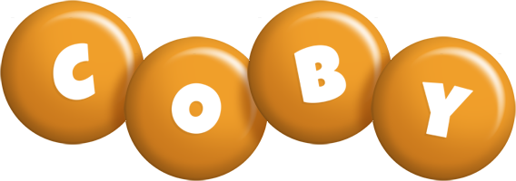 Coby candy-orange logo
