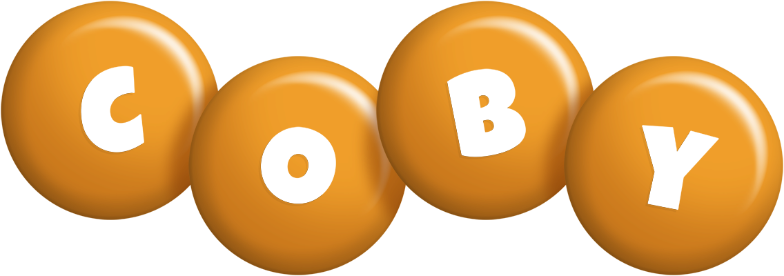 Coby candy-orange logo