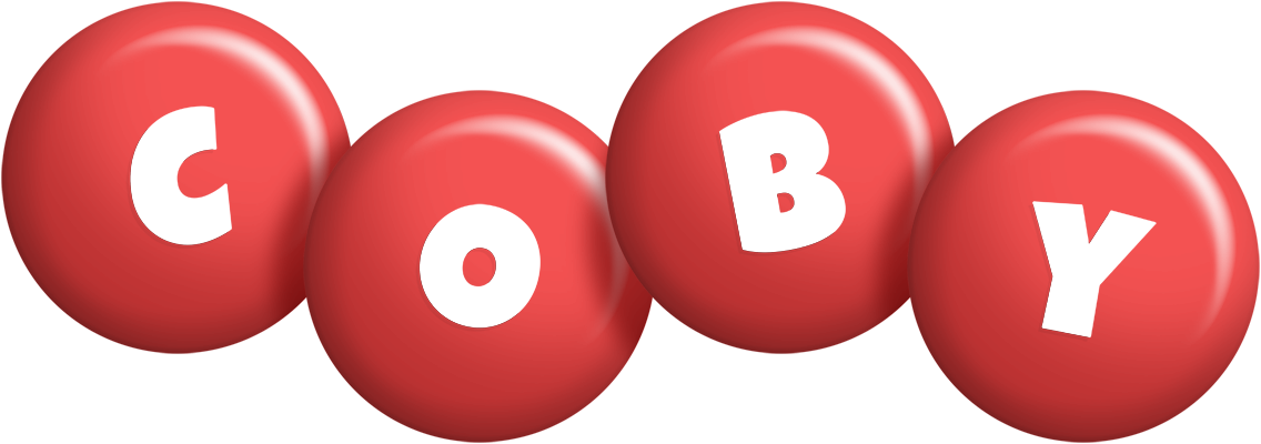 Coby candy-red logo