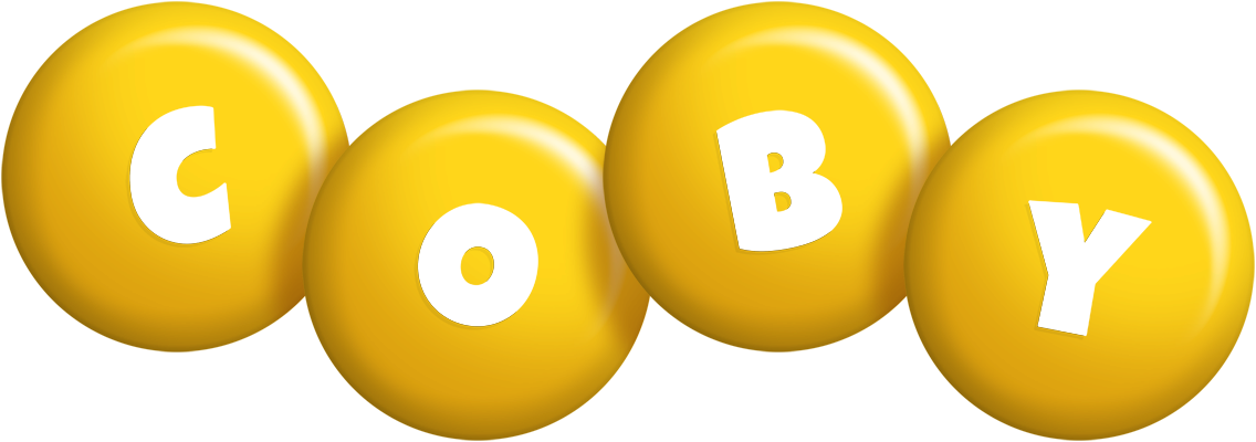 Coby candy-yellow logo