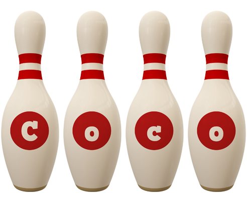 Coco bowling-pin logo