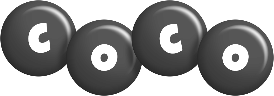 Coco candy-black logo