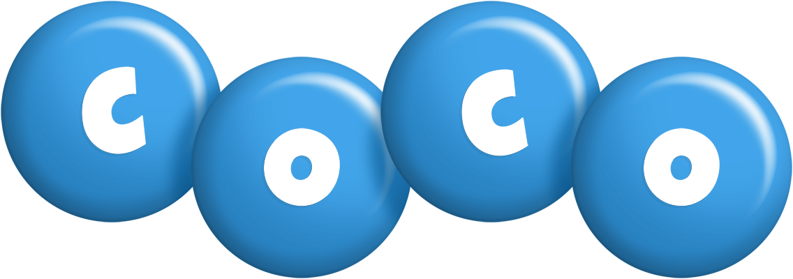 Coco candy-blue logo
