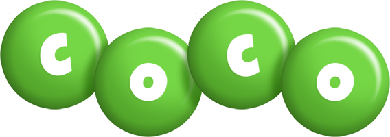 Coco candy-green logo