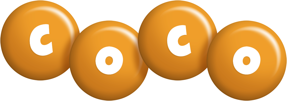 Coco candy-orange logo