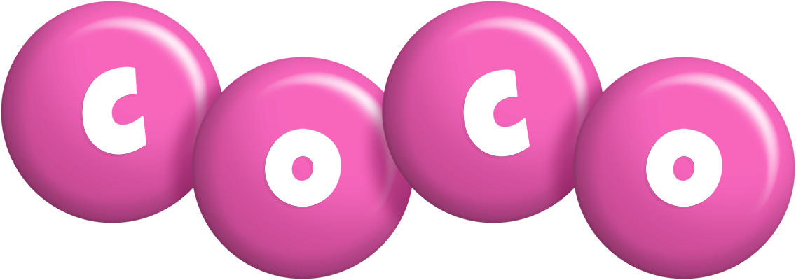 Coco candy-pink logo