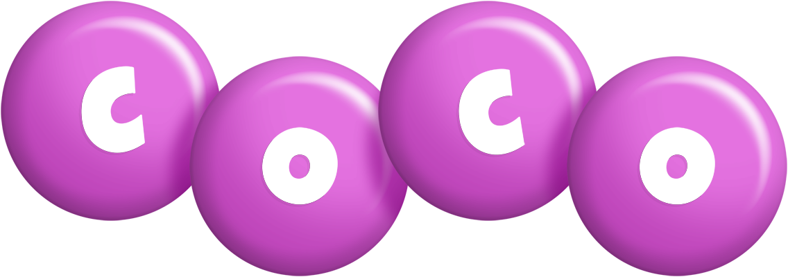 Coco candy-purple logo