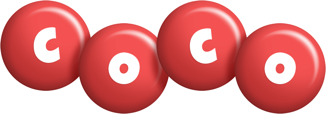 Coco candy-red logo