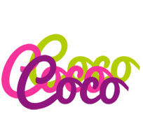 Coco flowers logo