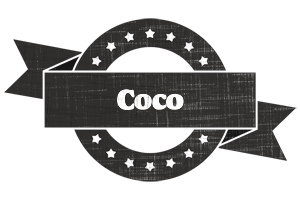 Coco grunge logo