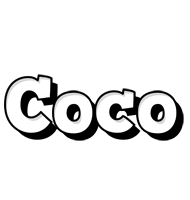 Coco snowing logo