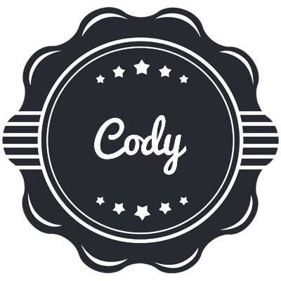 Cody badge logo