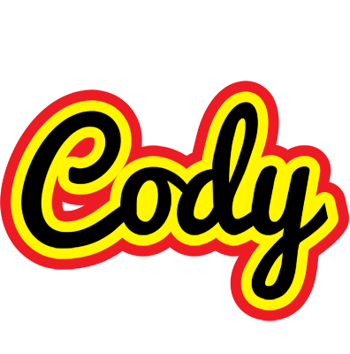 Cody flaming logo