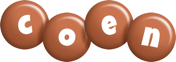 Coen candy-brown logo