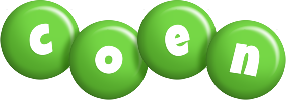 Coen candy-green logo