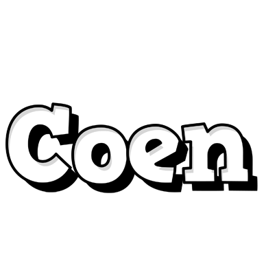 Coen snowing logo