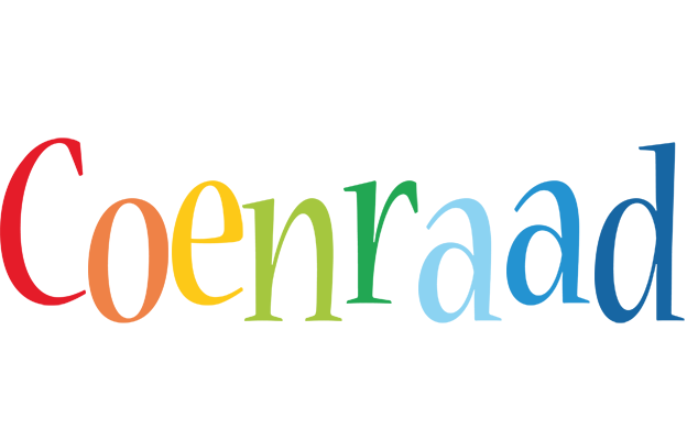 Coenraad birthday logo