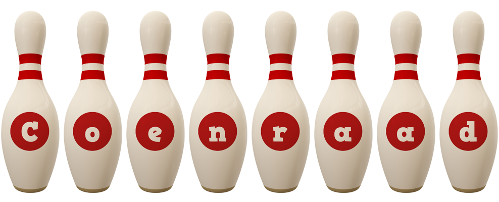 Coenraad bowling-pin logo