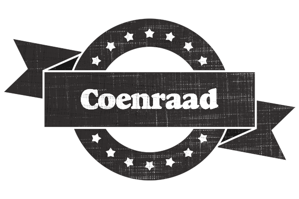 Coenraad grunge logo