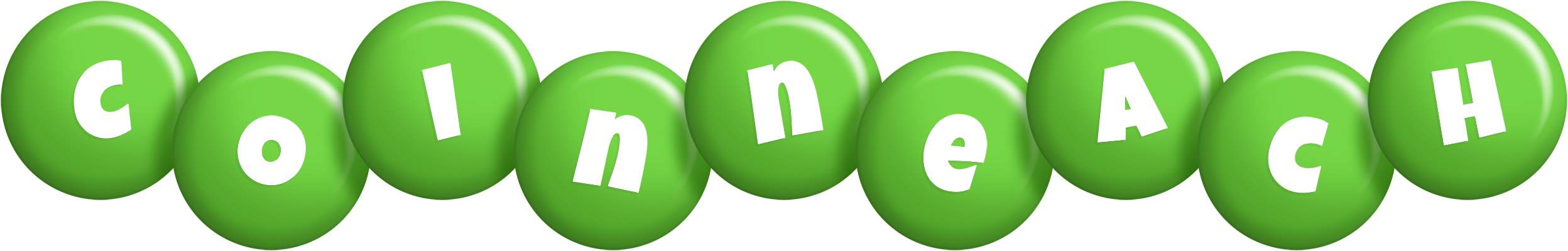 Coinneach candy-green logo