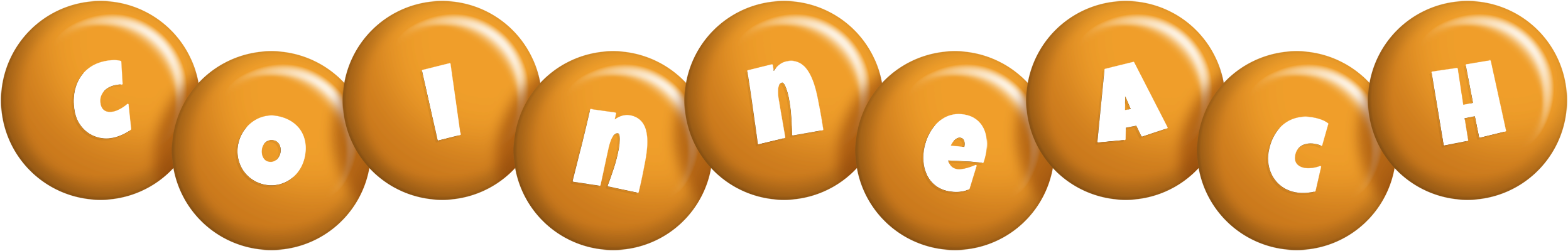 Coinneach candy-orange logo