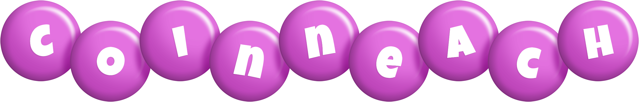 Coinneach candy-purple logo