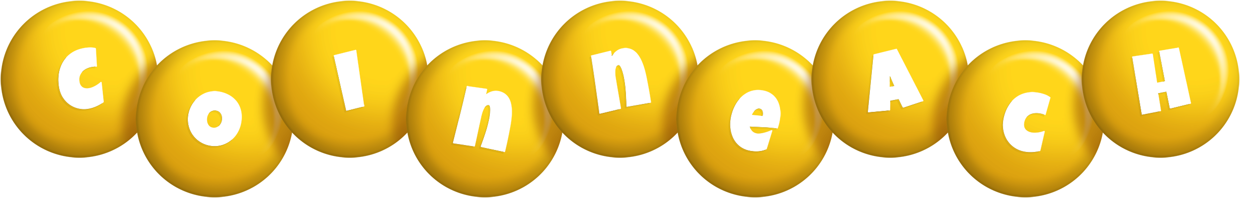 Coinneach candy-yellow logo