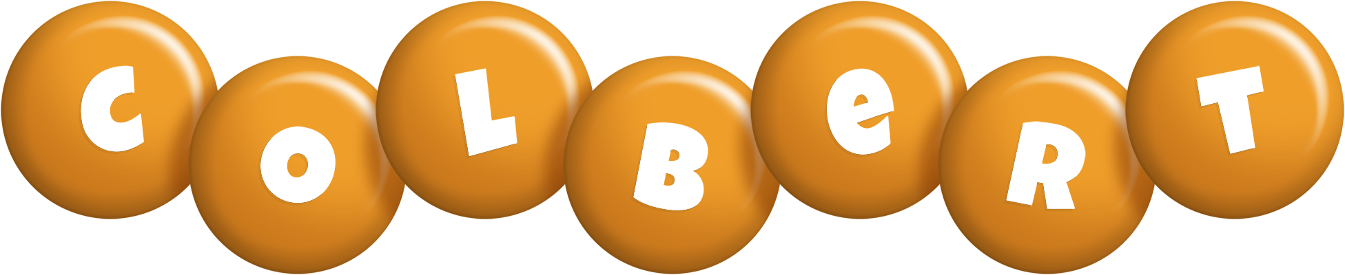 Colbert candy-orange logo