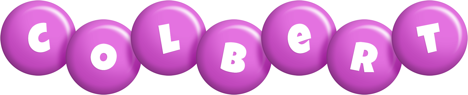 Colbert candy-purple logo