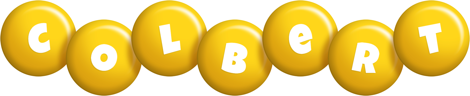 Colbert candy-yellow logo