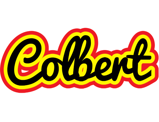 Colbert flaming logo