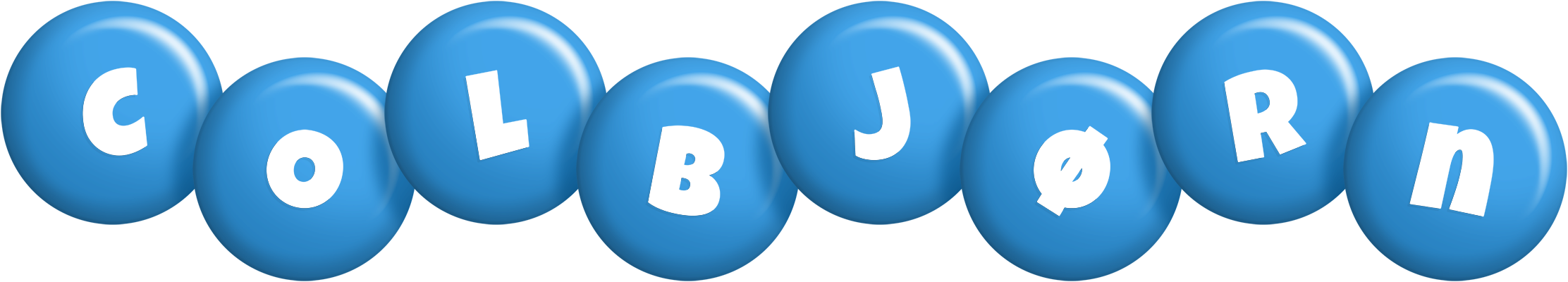 Colbjørn candy-blue logo