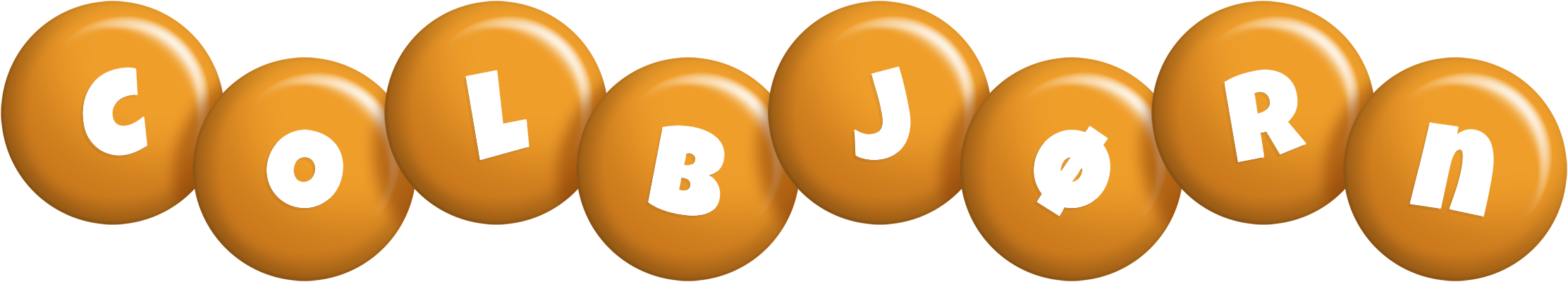 Colbjørn candy-orange logo