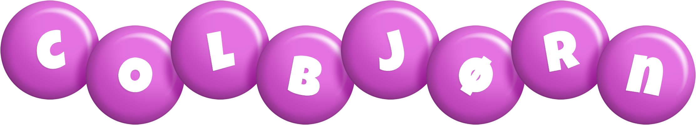 Colbjørn candy-purple logo