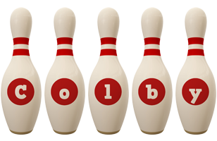 Colby bowling-pin logo