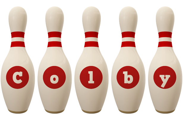 Colby bowling-pin logo