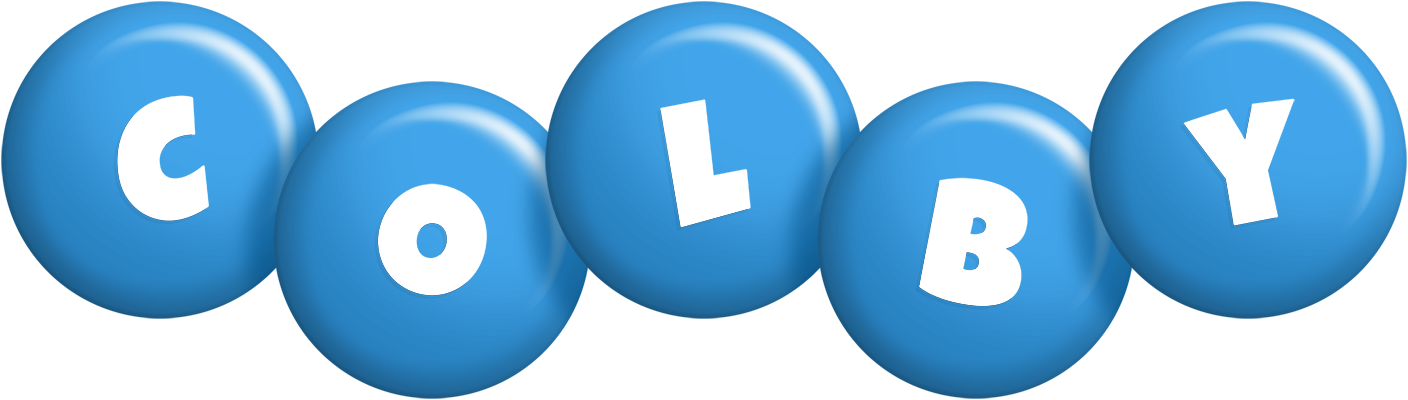 Colby candy-blue logo