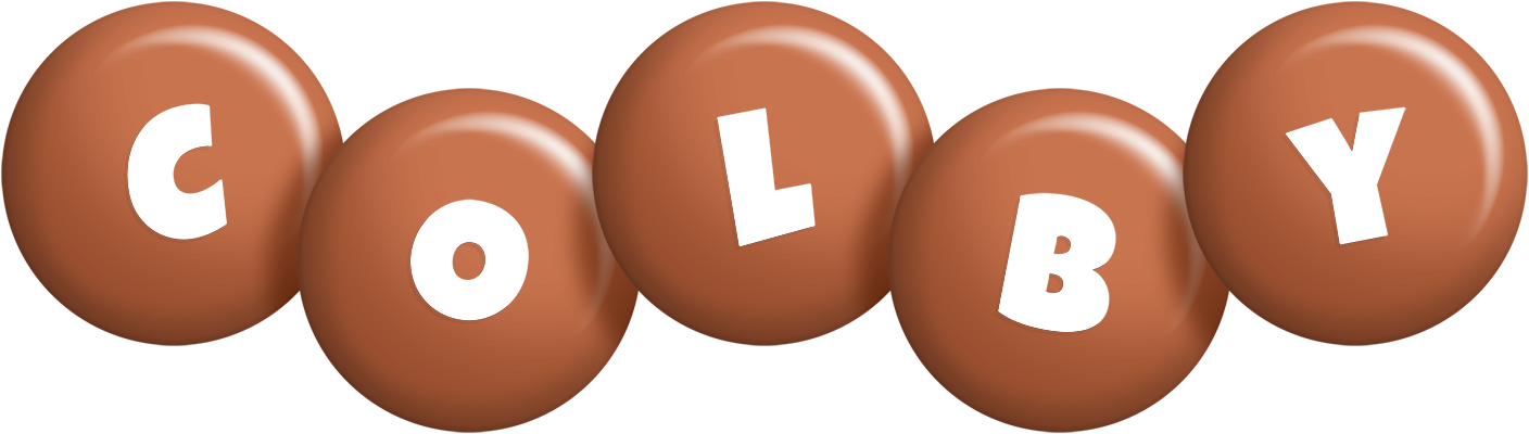 Colby candy-brown logo