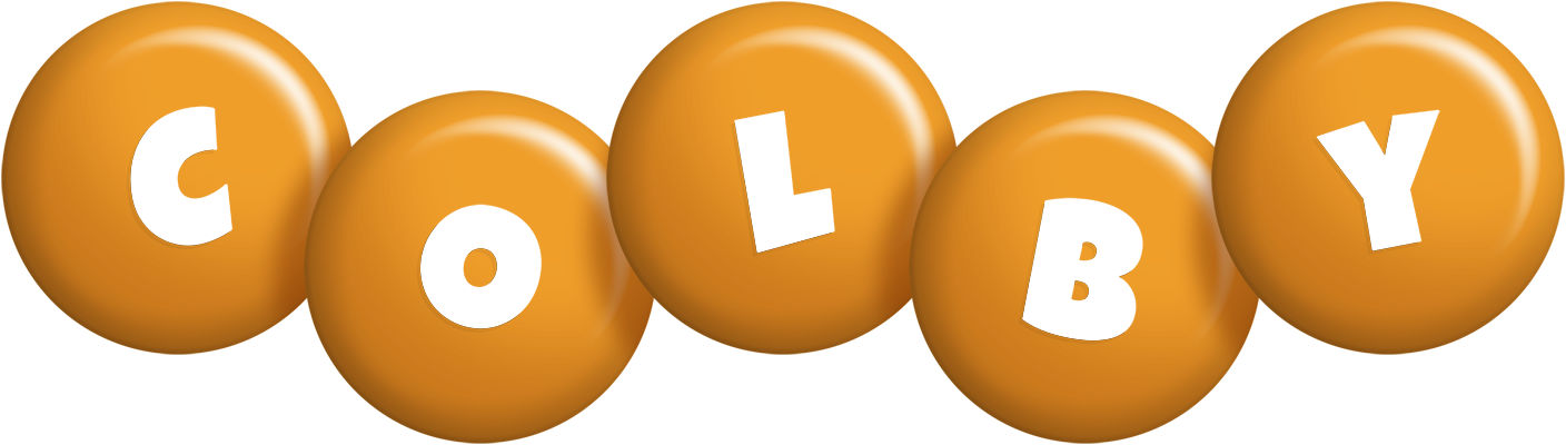 Colby candy-orange logo
