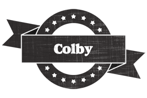 Colby grunge logo