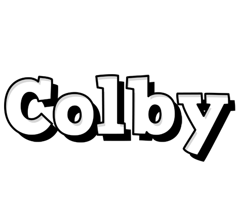 Colby snowing logo