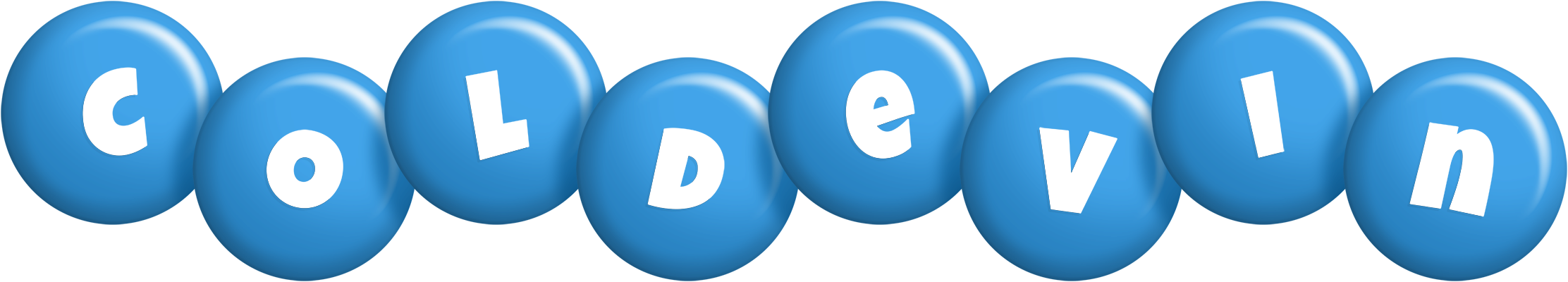 Coldevin candy-blue logo
