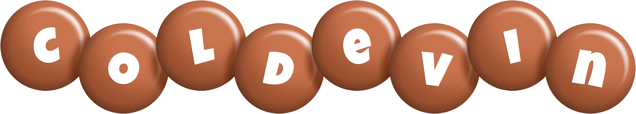 Coldevin candy-brown logo