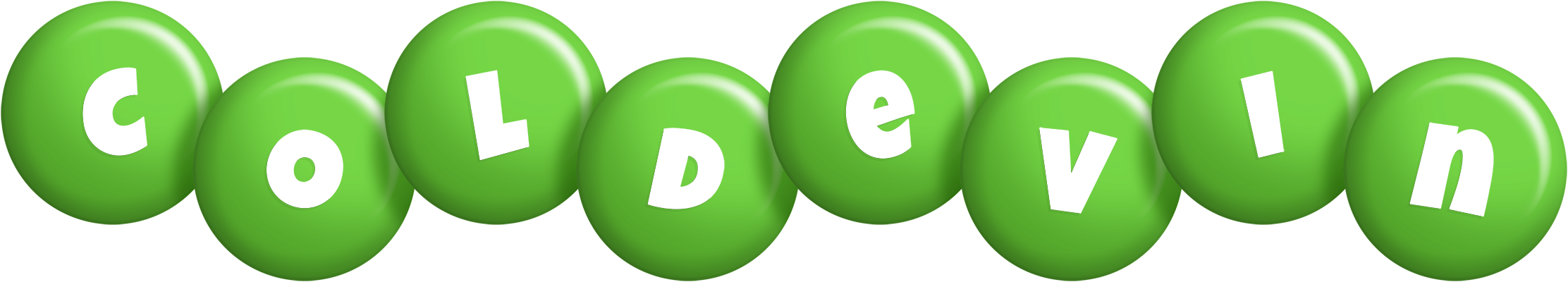 Coldevin candy-green logo
