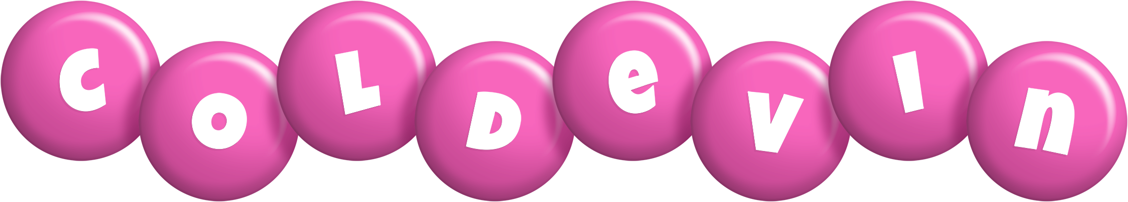 Coldevin candy-pink logo