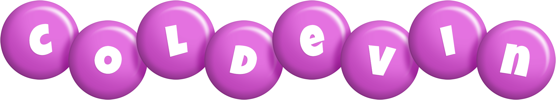 Coldevin candy-purple logo